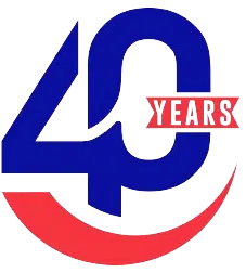 40th anniversary Norgas Controls Logo